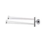 StilHaus VE16 14 Inch Swivel Double Towel Bar Made in Brass